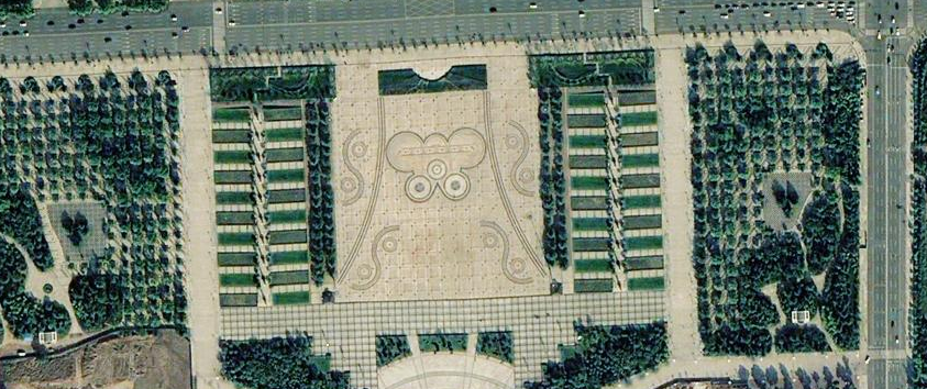 潍坊人民广场鸟瞰