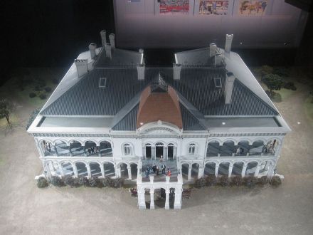 鹿鸣馆的复原模型 鹿鸣馆的复原模型