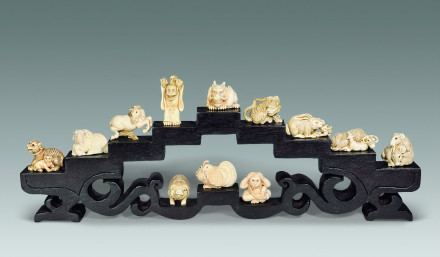 十二生肖 象牙雕 十二生肖 象牙雕