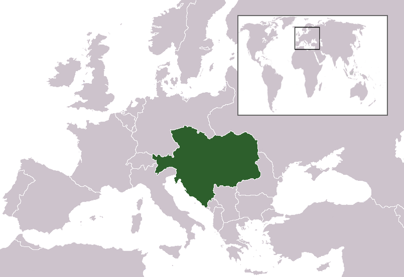 奥匈帝国版图