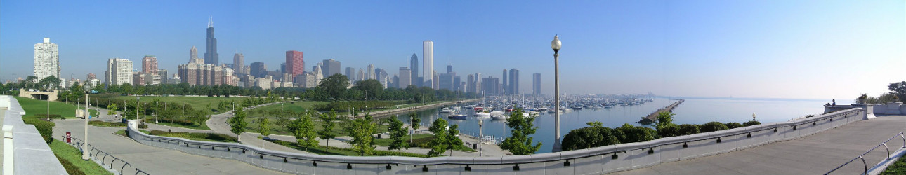 芝加哥市全景图