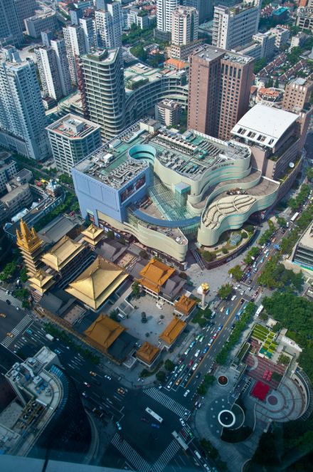 俯瞰静安寺 俯瞰静安寺