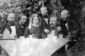 右二为维尔纳·冯·西门子 右二为维尔纳·冯·西门子