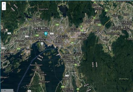 奥斯陆卫星地图 奥斯陆卫星地图