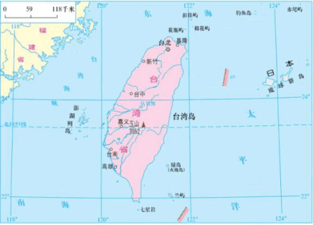 中华人民共和国台湾省地图 中华人民共和国台湾省地图