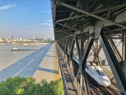 武汉长江大桥下层铁路桥 武汉长江大桥下层铁路桥