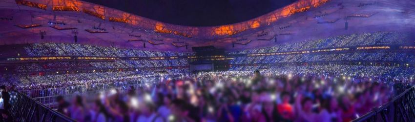 张杰未·LIVE巡演两次开唱鸟巢