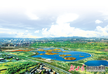 张掖国家湿地公园景色迷人 张掖国家湿地公园景色迷人