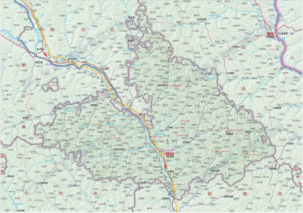 米脂县地图 米脂县地图