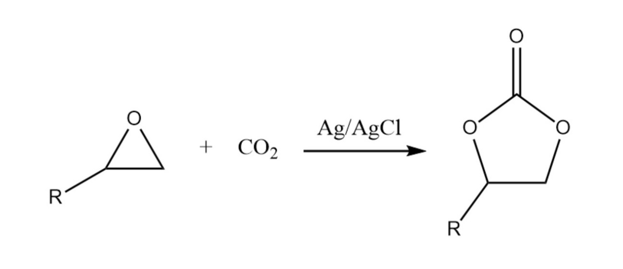 二氧化碳与环氧化合物的插入反应的化学反应方程式