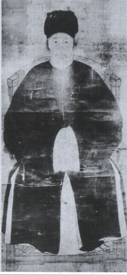 孙奇逢坐像
孙奇逢坐像