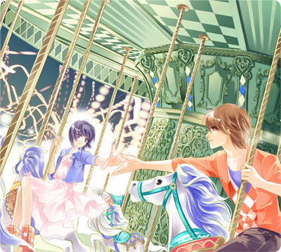 初原与百草坐旋转木马 初原与百草坐旋转木马