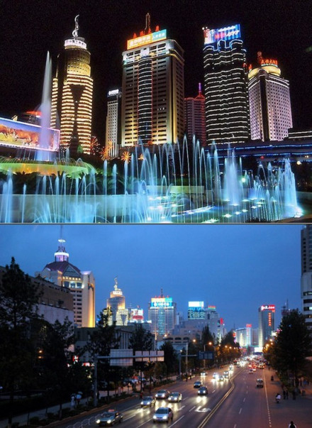 城区夜景 城区夜景