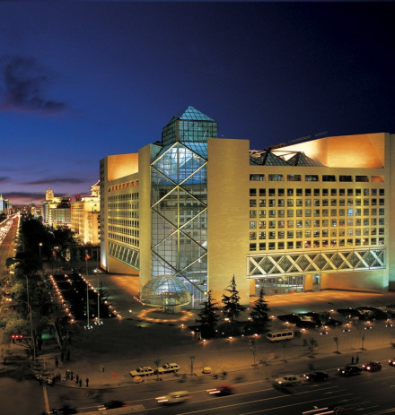 中国银行总行大厦夜景 中国银行总行大厦夜景