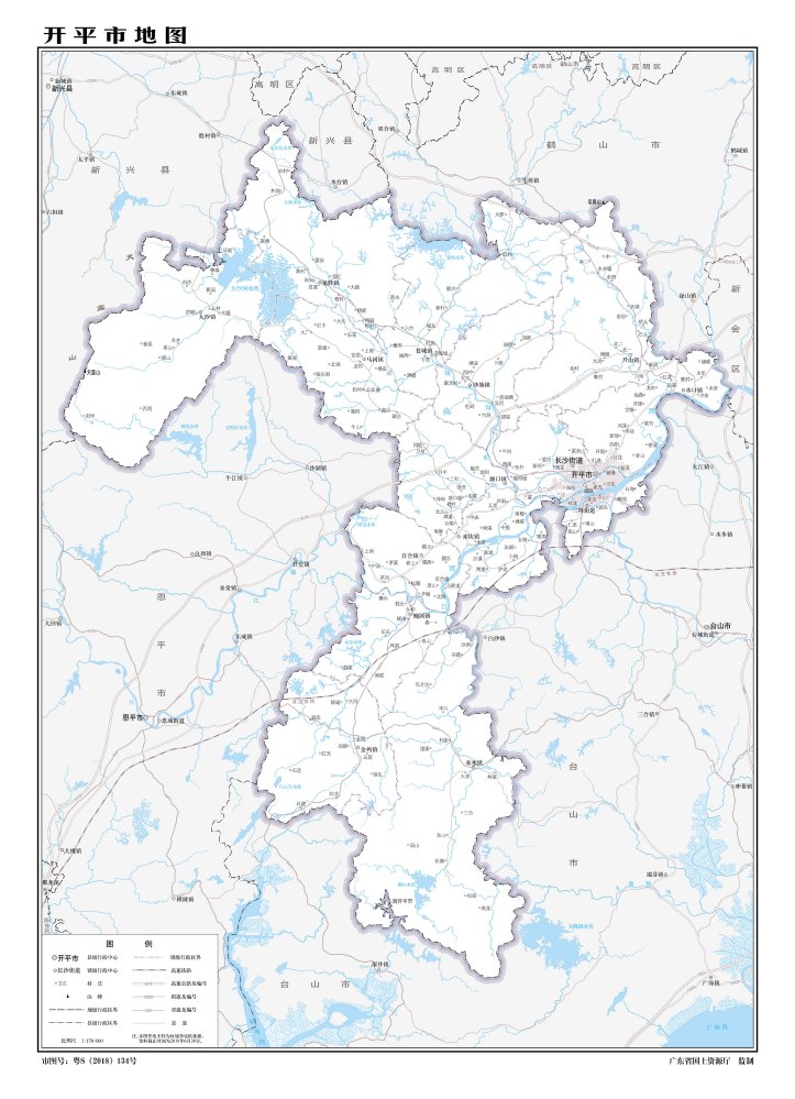  开平市地图