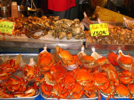 夜市上的小吃 夜市上的小吃