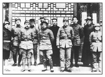 抗日民族统一战线(国共两党珍贵合影) 抗日民族统一战线(国共两党珍贵合影)