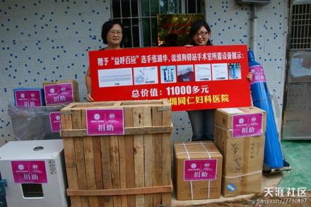 同仁关爱基金捐助的设备清单 同仁关爱基金捐助的设备清单