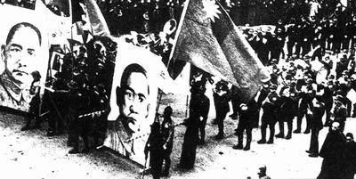 台儿庄大捷,汉口举行胜利大游行 台儿庄大捷,汉口举行胜利大游行