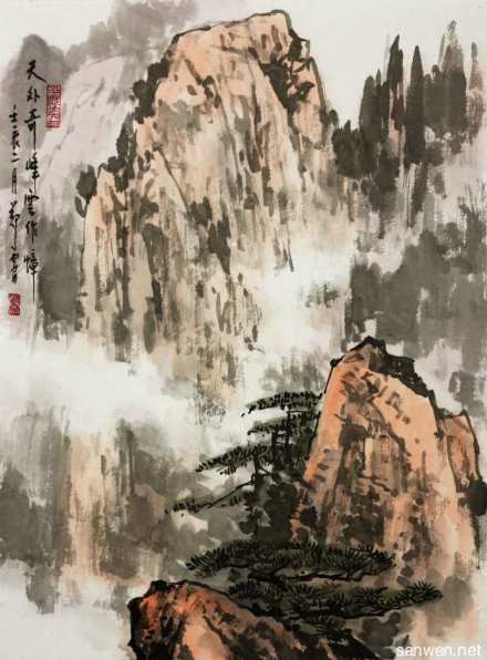 南宋 夏圭《溪山清远图》 南宋 夏圭《溪山清远图》