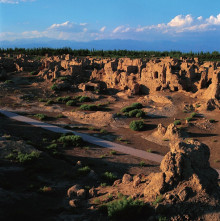 吐鲁番盆地景点 吐鲁番盆地景点