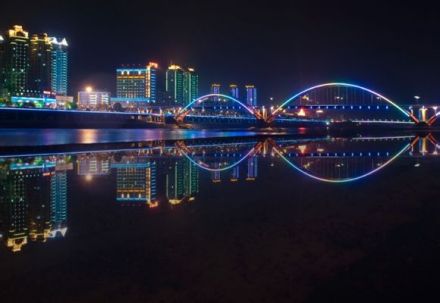青田县夜景 青田县夜景