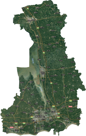 扬州市卫星图