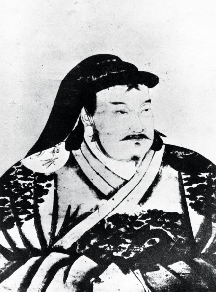 蒙古文版《忽必烈汗》扉页忽必烈青年像
蒙古文版《忽必烈汗》扉页忽必烈青年像