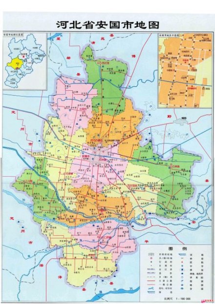 安国市地图 安国市地图