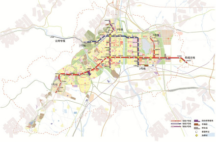 大同市城市轨道交通远期线网规划图 大同市城市轨道交通远期线网规划图