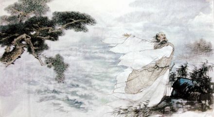 程连欧画作《屈子吟》 程连欧画作《屈子吟》