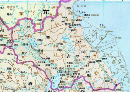 图为淮安府范围 图为淮安府范围