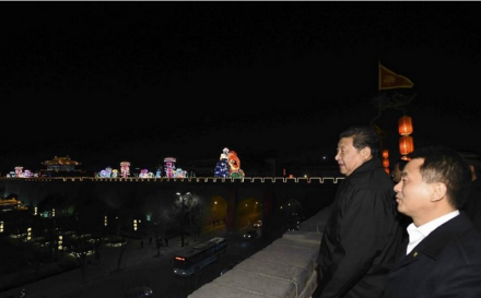 习主席视察城墙 习主席视察城墙