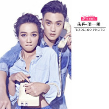 朱丹周一围情人节甜蜜写真20140214