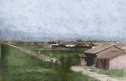 1895年，台北市街景象