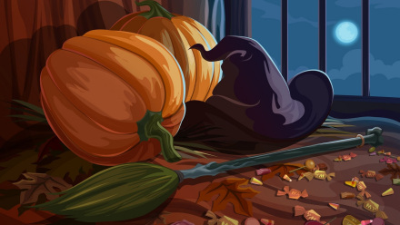 万圣节元素插画 万圣节元素插画