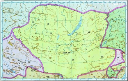 东突厥疆域图 东突厥疆域图