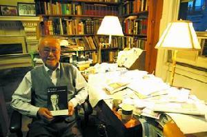 夏志清在书房 夏志清在书房