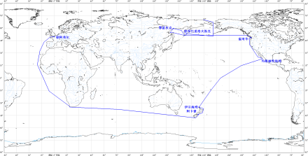 “圣—埃诺克号”航程
“圣—埃诺克号”航程