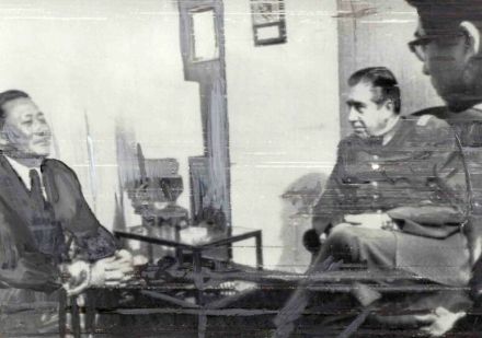 1974年7月31日,皮诺切特接见韩国文公部长官尹胄荣 1974年7月31日,皮诺切特接见韩国文公部长官尹胄荣