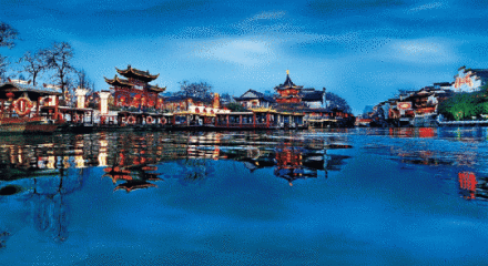 六朝古都南京的秦淮河 六朝古都南京的秦淮河