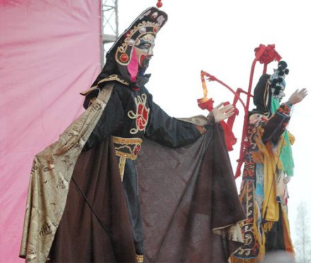 四川大木偶表演 四川大木偶表演