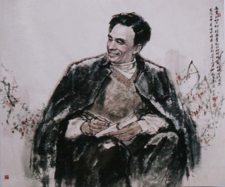 《捐赠焦裕禄纪念馆画像》 陈玉先 《捐赠焦裕禄纪念馆画像》 陈玉先