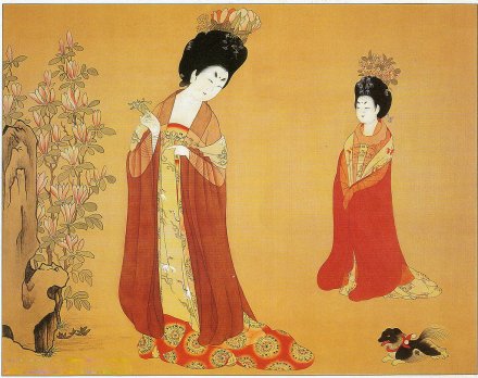 周昉《仕女图》 周昉《仕女图》