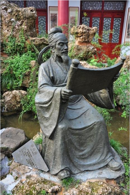 施肩吾塑像 施肩吾塑像