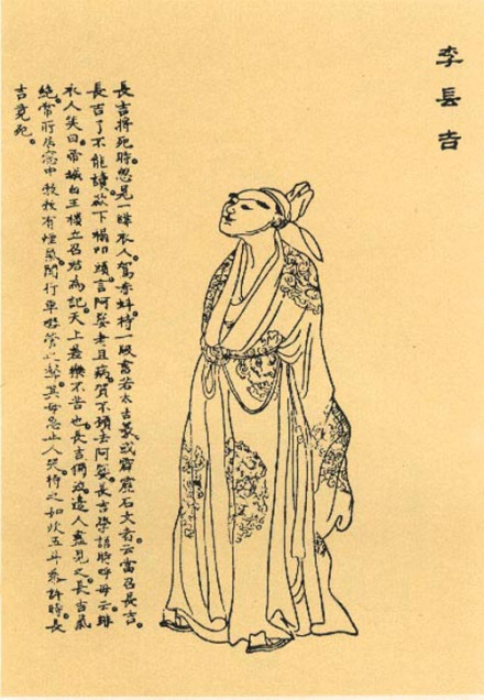 李贺题跋像
李贺题跋像