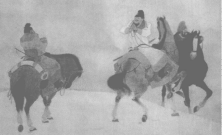 赴任道别·岑参(谢振瓯绘) 赴任道别·岑参(谢振瓯绘)