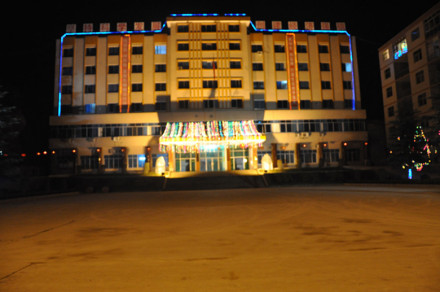 裴兴镇政府大楼夜视图 裴兴镇政府大楼夜视图