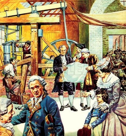 瓦特蒸汽机投产
瓦特蒸汽机投产