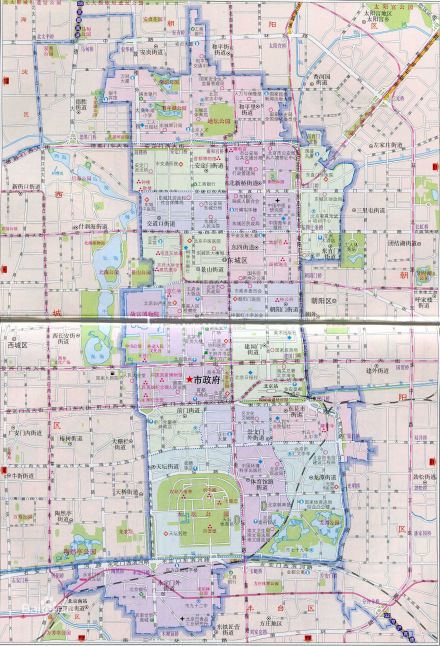 北京市东城区地图 北京市东城区地图